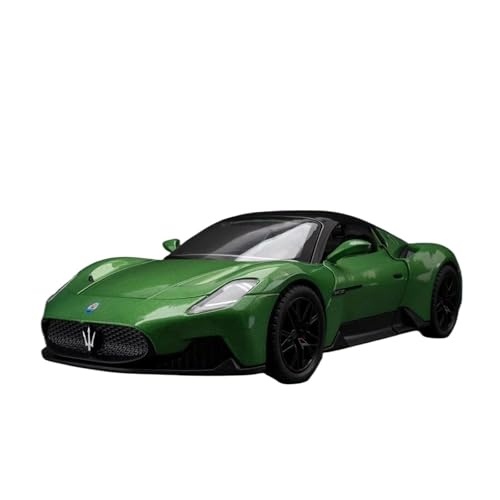 1:22 Für Maserati MC20 Supercar Legierung Modell Druckguss Metall Sound Und Licht Jungen Auto Spielzeug Druckgussmodelle Motorfahrzeuge(Grün) von DUEVEL