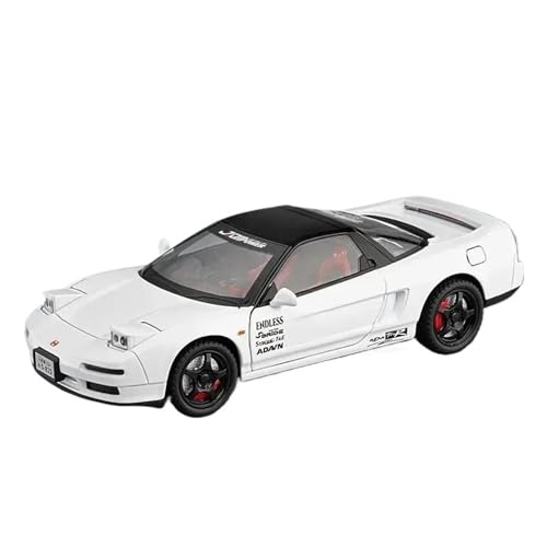 1:22 für Honda Acura NSX NA1 Alloy Supercar Toys DiecastSound Light Pull BackCollection Druckgussmodelle Motorfahrzeuge(White) von DUEVEL