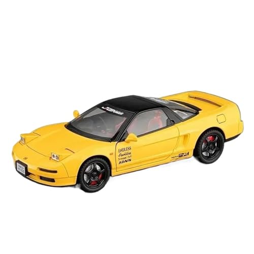 1:22 für Honda Acura NSX NA1 Alloy Supercar Toys DiecastSound Light Pull BackCollection Druckgussmodelle Motorfahrzeuge(Yellow) von DUEVEL