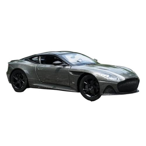 1:24 Für Aston Martin DBS Superleggera Legierung Auto Modell Diecast Spielzeug Fahrzeug Simulation Autos Spielzeug Geschenke Druckgussmodelle Motorfahrzeuge(Gray) von DUEVEL
