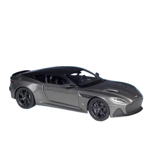 1:24 Für Aston Martin DBS Superleggera Legierung Sportwagen Modell Diecast Racing Simulation Auto Modell Sammlung Spielzeug Druckgussmodelle Motorfahrzeuge(Gray) von DUEVEL