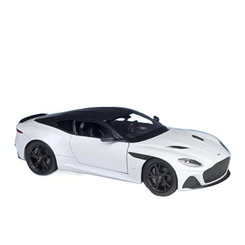 1:24 Für Aston Martin DBS Superleggera Legierung Sportwagen Modell Diecast Racing Simulation Auto Modell Sammlung Spielzeug Druckgussmodelle Motorfahrzeuge(White) von DUEVEL