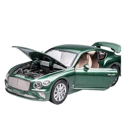 1:24 Für Continental GT Legierung Auto Modell Druckguss Simulation Metall Luxy Auto Modell Sound Und Licht Sammlungen Druckgussmodelle Motorfahrzeuge(Grün) von DUEVEL