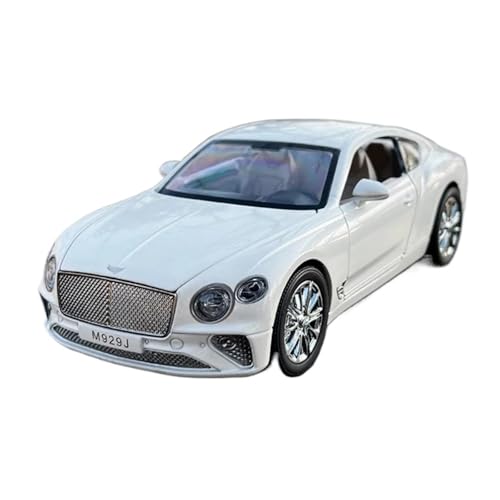 1:24 Für Continental GT Legierung Auto Modell Druckguss Simulation Metall Luxy Auto Modell Sound Und Licht Sammlungen Druckgussmodelle Motorfahrzeuge(White) von DUEVEL