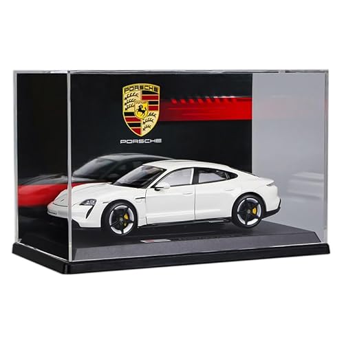 1:24 Für Druckguss-Porsche Taycan-Legierungsautomodellsimulation Sportwagensammlung Ausstellungsdekorationen Druckgussmodelle Motorfahrzeuge(White) von DUEVEL