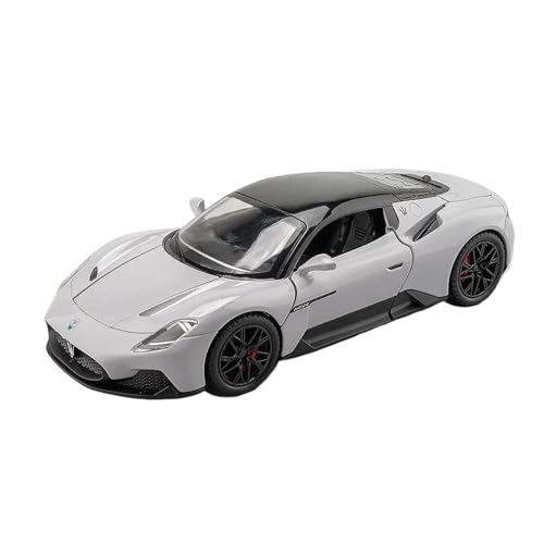 1:24 Für Maserati MC20 Sport Legierung Autos Spielzeug Diecast Fahrzeuge Metall Modell Auto Dekoration Geschenk Spielzeug Druckgussmodelle Motorfahrzeuge(Gray) von DUEVEL