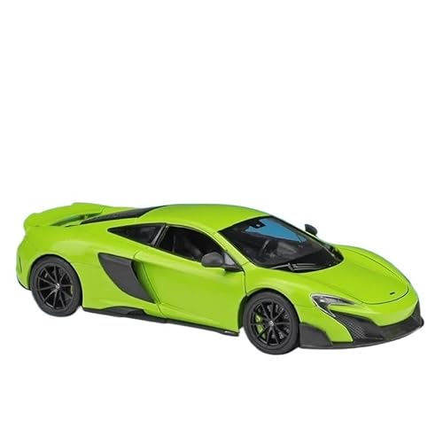 1:24 Für McLaren 675LT Alloy Sports Car Diecast Metal Racing Car Vehicles Model Simulation Collection Druckgussmodelle Motorfahrzeuge(Grün) von DUEVEL