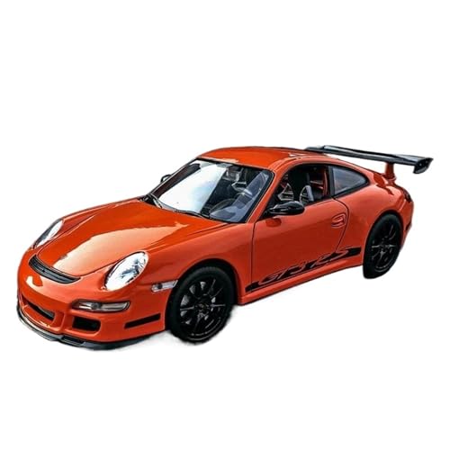 1:24 Für Porsche 911 GT3 RS 997 Diecast Miniatur Maßstab Modell Legierung Druckguss Auto Modell Spielzeug Sammlungen Dekoration Druckgussmodelle Motorfahrzeuge(Rot) von DUEVEL