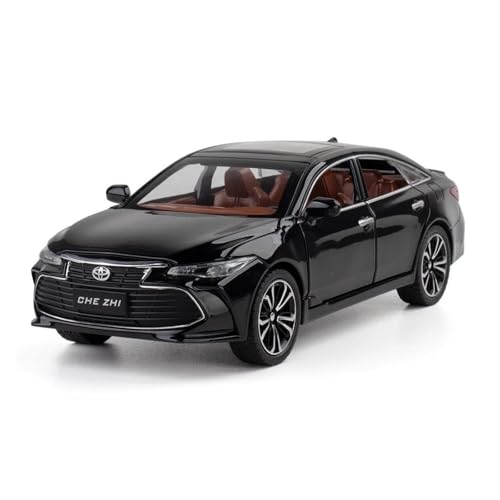 1:24 Für Toyota Avalon Diecast Metall Legierung Modell Auto Sound Licht Zurückziehen Sammlung Spielzeug Geschenke Druckgussmodelle Motorfahrzeuge(Schwarz) von DUEVEL
