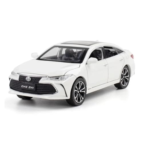 1:24 Für Toyota Avalon Diecast Metall Legierung Modell Auto Sound Licht Zurückziehen Sammlung Spielzeug Geschenke Druckgussmodelle Motorfahrzeuge(White) von DUEVEL