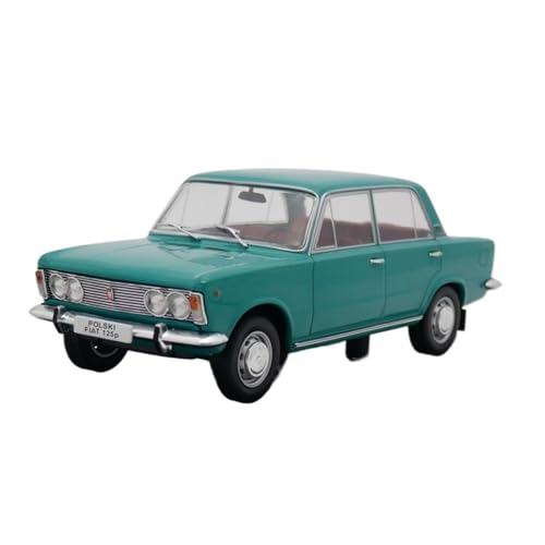 1:24 Legierung Auto Modell Sammlung FürPolski FIAT 125P 1970 Grün Vintage Limousine Spielzeug Geschenk Druckgussmodelle Motorfahrzeuge von DUEVEL