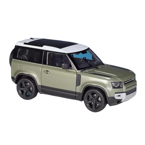 1:26 Für Land Rover Defender 90 2020 Legierung Auto Modell Diecast Metall Spielzeug Geländewagen Modell Sammlerstücke Druckgussmodelle Motorfahrzeuge(Grün) von DUEVEL