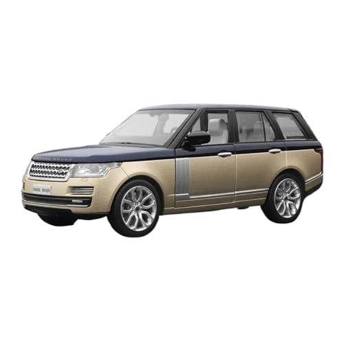 1:26 Für Land Rover Range Rover Legierung Diecast Spielzeug Fahrzeuge Metall Spielzeug Auto Modell Sound Licht Sammlung Spielzeug Druckgussmodelle Motorfahrzeuge(Gold) von DUEVEL