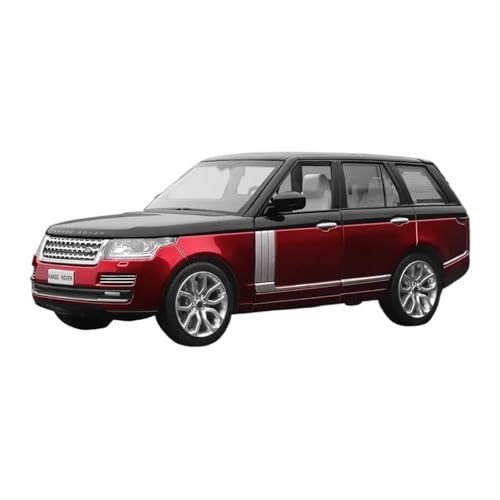 1:26 Für Land Rover Range Rover Legierung Diecast Spielzeug Fahrzeuge Metall Spielzeug Auto Modell Sound Licht Sammlung Spielzeug Druckgussmodelle Motorfahrzeuge(Rot) von DUEVEL