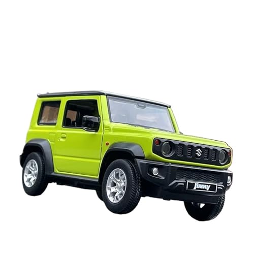 1:26 Für Suzuki Jimny Legierung Auto Diecast Spielzeug Metall Geländewagen Modell Simulation Sound Licht Sammlung Druckgussmodelle Motorfahrzeuge(Grün) von DUEVEL
