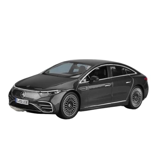 1:27 Für Benz EQS 2022 Legierung Auto Druckguss Fahrzeuge Auto Modell Miniatur Maßstab Modell Auto Enthusiasten Geschenk Druckgussmodelle Motorfahrzeuge(Schwarz) von DUEVEL