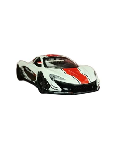 1:31 Für McLaren P1 SupercarCar Modell Legierung Zurückziehen Auto Spielzeug 2 Offene Tür Hobbyist Sammlung Display Druckgussmodelle Motorfahrzeuge(White) von DUEVEL