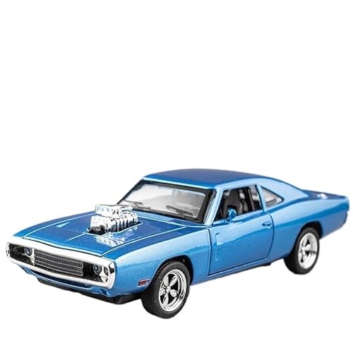 1:32 Für Dodge Lycoming Sportwagen Aus Metalldruckguss, Legierungsautomodell Bumerang-Spielzeugauto-Sammlung Ausstellungsornamente Druckgussmodelle Motorfahrzeuge(Blau) von DUEVEL