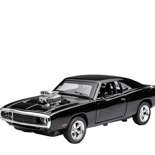 1:32 Für Dodge Lycoming Sportwagen Aus Metalldruckguss, Legierungsautomodell Bumerang-Spielzeugauto-Sammlung Ausstellungsornamente Druckgussmodelle Motorfahrzeuge(Schwarz) von DUEVEL