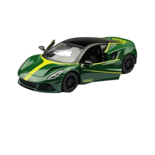1:34 ForLotus Emira Legierung Sportwagen Druckguss Metall Super Racing Fahrzeuge Auto Modell Simulation Sammlung Druckgussmodelle Motorfahrzeuge(Grün) von DUEVEL
