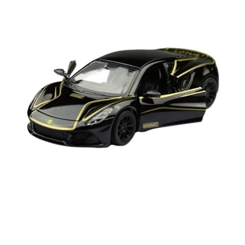 1:34 ForLotus Emira Legierung Sportwagen Druckguss Metall Super Racing Fahrzeuge Auto Modell Simulation Sammlung Druckgussmodelle Motorfahrzeuge(Schwarz) von DUEVEL