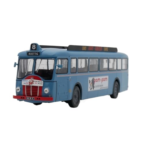 1:43 Druckguss-Busmodell Für Somua OP5-3S 1954 Französischer Bus, Legierungsspielzeugauto, Geschenksammlung Druckgussmodelle Motorfahrzeuge von DUEVEL