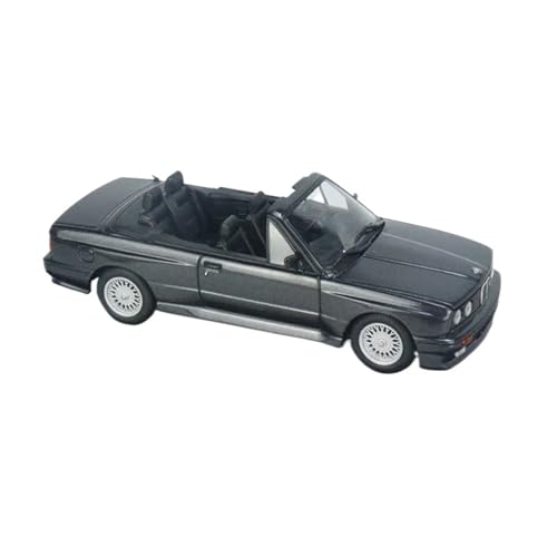 1:43 Für BMW M3 E300 Silber Cabrio Legierung Auto Modell Spielzeug Auto Dekoration Geschenk Hobby Sammlung Druckgussmodelle Motorfahrzeuge(Schwarz) von DUEVEL