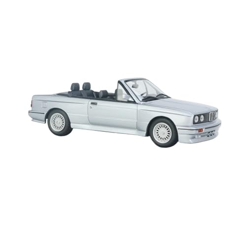 1:43 Für BMW M3 E300 Silber Cabrio Legierung Auto Modell Spielzeug Auto Dekoration Geschenk Hobby Sammlung Druckgussmodelle Motorfahrzeuge(Silber) von DUEVEL