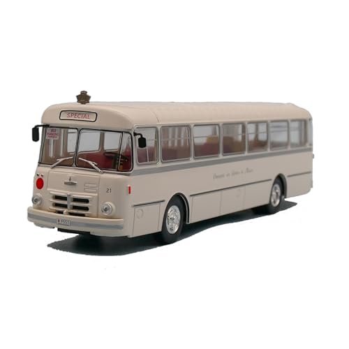 1:43 Für Berliet PLR 10MU 1955 Monaco Reisebus Legierung Bus Automodell Klassisches Spielzeugauto Geschenksammlung Druckgussmodelle Motorfahrzeuge von DUEVEL
