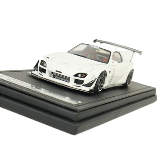 1:43 Für Feed Afflux GT3 FD3S IG3024 Weiß Sport Auto Harz Auto Modell Spielzeug Auto Ornament Geschenk Druckgussmodelle Motorfahrzeuge von DUEVEL