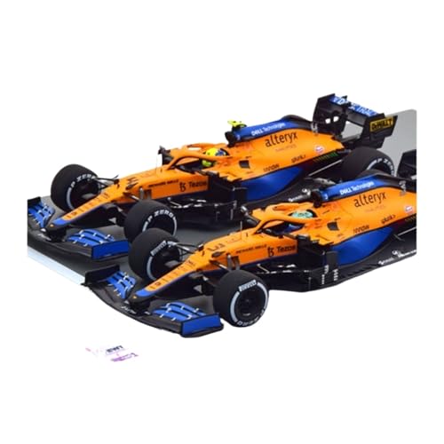 1:43 Für McLaren MCL35M Zweiwagen-Set 2021 Ricciardo F1 Formel Legierung Rennwagen Modellsammlung Druckgussmodelle Motorfahrzeuge von DUEVEL