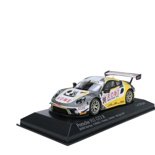 1:43 Für Porsche 911 GT3 R 991.2 Legierung Automodell Spielzeugauto Ornament Geschenk Hobby Sammlung Druckgussmodelle Motorfahrzeuge(Schwarz) von DUEVEL