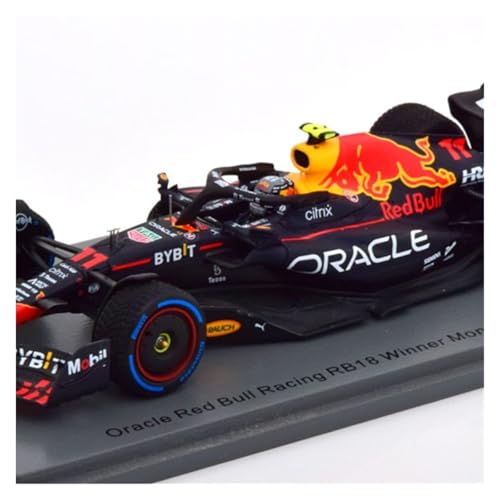 1:43 Für RB18 Monaco 2022 Perez Simulation Legierung Rennwagen Modell Sammlung Ornamente Druckgussmodelle Motorfahrzeuge von DUEVEL