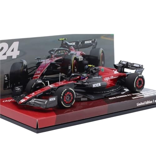 1:43 Zhou Guanyu Australien Station Für F1 Formel C43 2023 F1 1/43 Simulation Legierung Rennwagenmodell Druckgussmodelle Motorfahrzeuge von DUEVEL