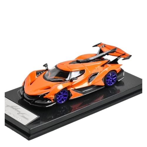 1:64 Apollo IE Supercar Simulation Druckguss Metall Auto Modell Hobbyist Sammler Geschenke Druckgussmodelle Motorfahrzeuge(Orange) von DUEVEL