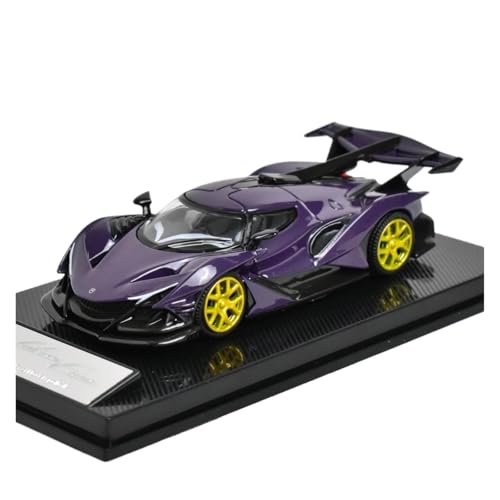 1:64 Apollo IE Supercar Simulation Druckguss Metall Auto Modell Hobbyist Sammler Geschenke Druckgussmodelle Motorfahrzeuge(Purple) von DUEVEL