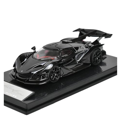 1:64 Apollo IE Supercar Simulation Druckguss Metall Auto Modell Hobbyist Sammler Geschenke Druckgussmodelle Motorfahrzeuge(Schwarz) von DUEVEL