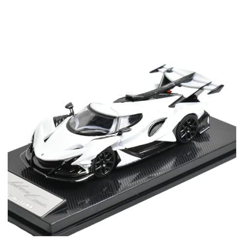 1:64 Apollo IE Supercar Simulation Druckguss Metall Auto Modell Hobbyist Sammler Geschenke Druckgussmodelle Motorfahrzeuge(White) von DUEVEL