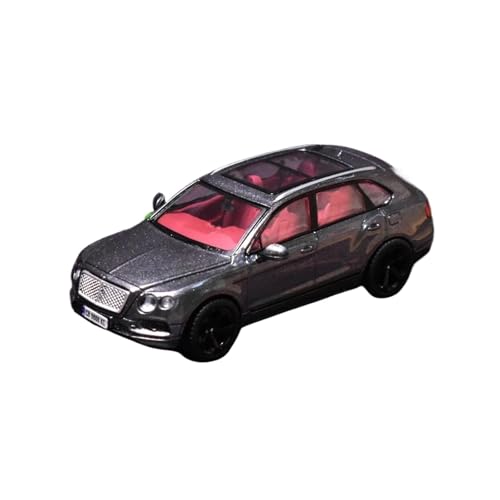 1:64 Für Bentayga Luxus-SUV Druckguss-Metallauto Erwachsene Miniaturmodell Spielzeugserie Druckgussmodelle Motorfahrzeuge(Gray) von DUEVEL