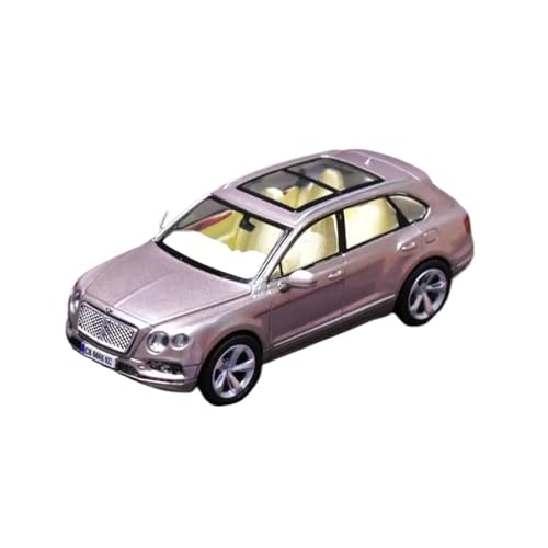 1:64 Für Bentayga Luxus-SUV Druckguss-Metallauto Erwachsene Miniaturmodell Spielzeugserie Druckgussmodelle Motorfahrzeuge(Rosa) von DUEVEL