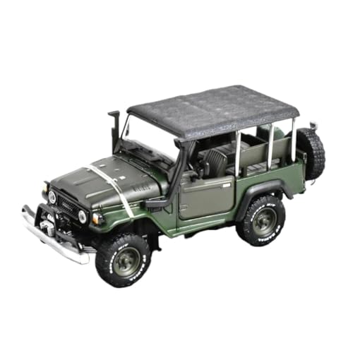 1:64 Für FJ40 Pickup LKW Die Metall Modell Auto Enthusiasten Memoriforal Sammlung Druckgussmodelle Motorfahrzeuge(Grün) von DUEVEL