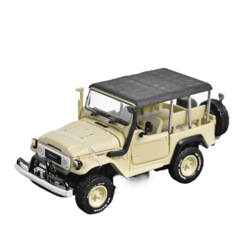 1:64 Für FJ40 Pickup LKW Die Metall Modell Auto Enthusiasten Memoriforal Sammlung Druckgussmodelle Motorfahrzeuge(White) von DUEVEL