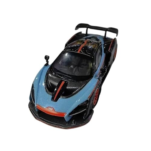 1:64 Für Mclaren 765lt Mcl1107 Supersportwagen Senna Maßstab Druckguss Metall Automodell Jungen Und Jugendliche Druckgussmodelle Motorfahrzeuge(Blau) von DUEVEL