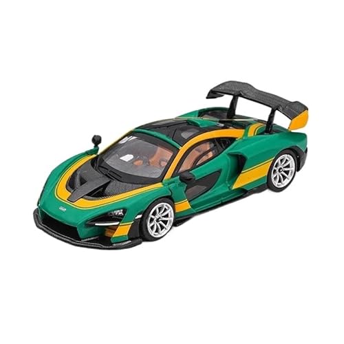 1:64 Für Mclaren 765lt Mcl1107 Supersportwagen Senna Maßstab Druckguss Metall Automodell Jungen Und Jugendliche Druckgussmodelle Motorfahrzeuge(Grün) von DUEVEL