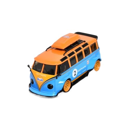 1:64 Kombi T1 Lackiertes Metalldruckguss-Modell, Sammlerstück Für Autoliebhaber Druckgussmodelle Motorfahrzeuge(Orange) von DUEVEL