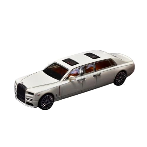 1:64 Rolls-Royce Acht Generationen Phantom Deluxe Edition Metall Auto Modell Hobbyist Geschenke Erwachsene Druckgussmodelle Motorfahrzeuge(White 1) von DUEVEL
