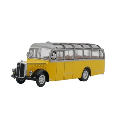 1:72 Für TSaurer L4C Schweizer Reisebus Legierung Kleinbus Fahrzeugmodellbausatz Druckguss Spielzeugauto Geschenk Druckgussmodelle Motorfahrzeuge von DUEVEL