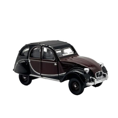 1:76 Für Citroen 2CV Retro-Oldtimer-Modellbausatz, Spielzeugauto-Sammlung, Ornamente Aus Legierung Druckgussmodelle Motorfahrzeuge von DUEVEL