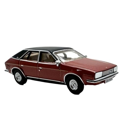 1:76 Für Leland BL Reynard Princess Rotes Auto Modellbausatz Legierung Simulation Spielzeugauto Geschenk Ornament Druckgussmodelle Motorfahrzeuge von DUEVEL