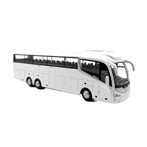 1:76 Für Scania Irizar I6 Highway Bus Modell Spielzeugauto Legierung Kit Ornament Druckgussmodelle Motorfahrzeuge(White) von DUEVEL